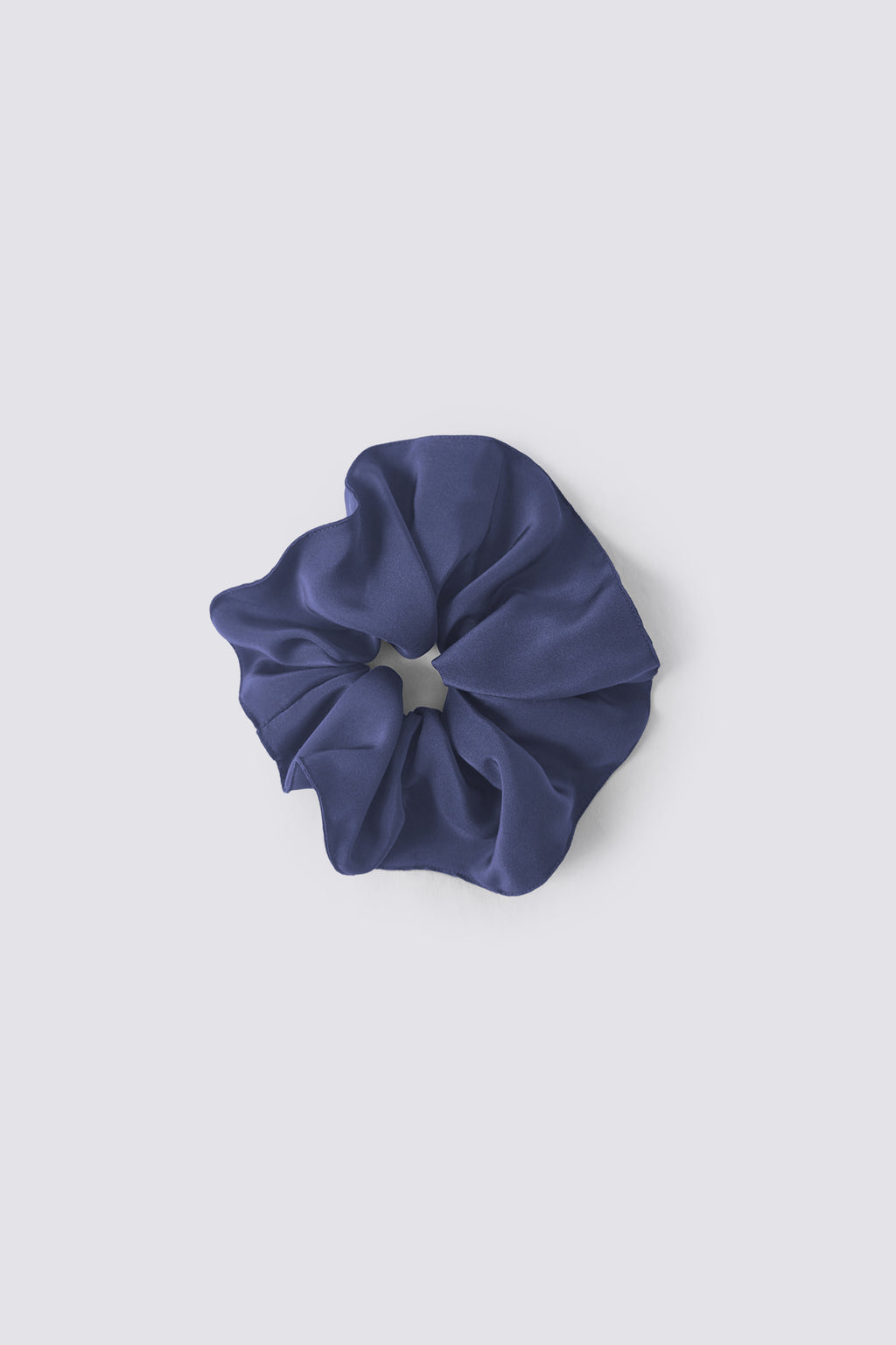 Silk Scrunchie - School Blue