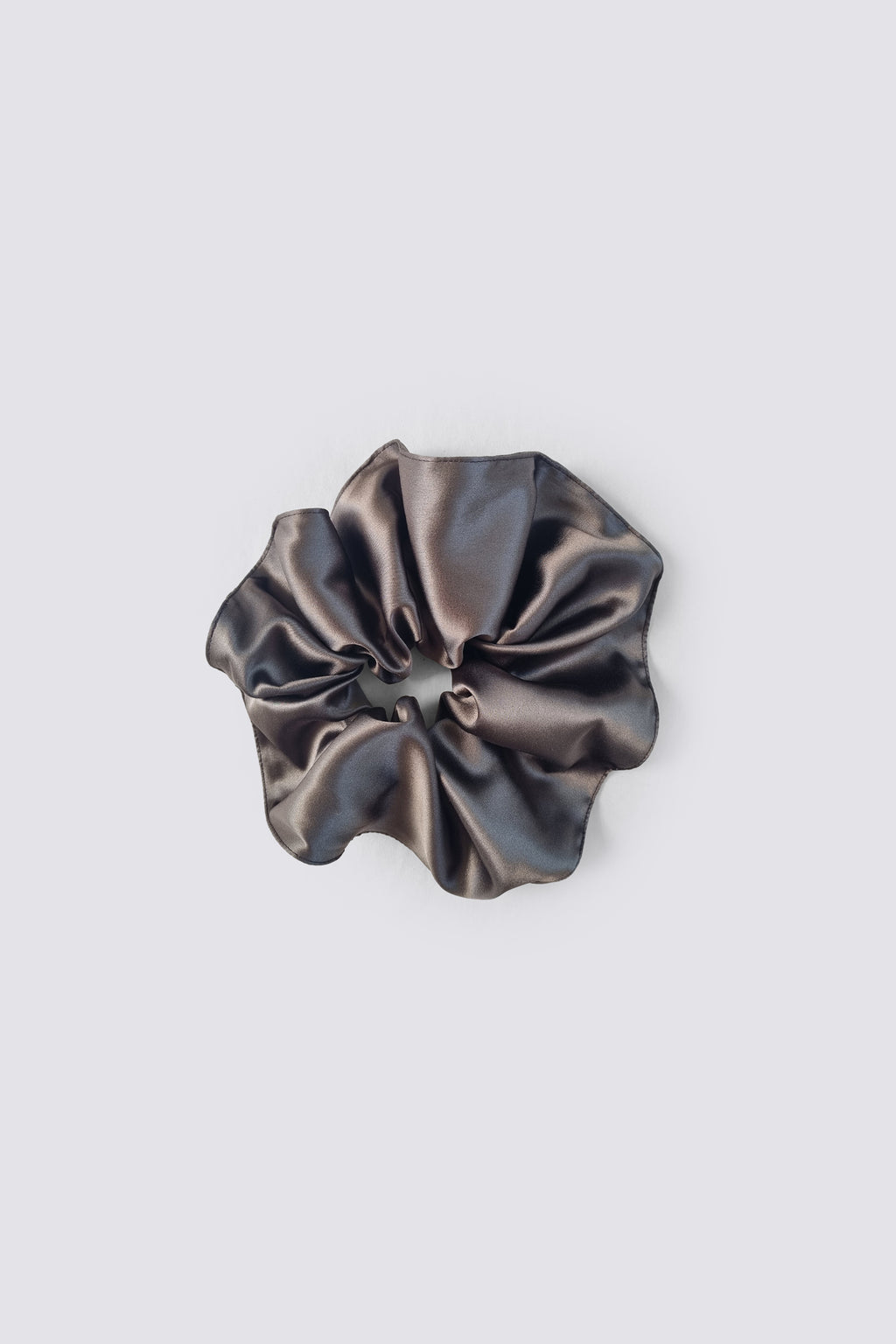 Silk Scrunchie - Chocolate